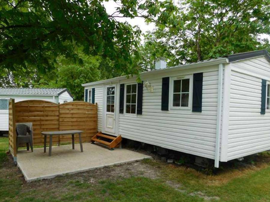 Camping Le Gué - Mobilheim 4 personen - 24 m² - 2 Zimmer in Chémery, Sologne