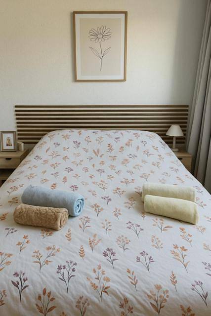 Apartamento de vacaciones para 3 personas, con vistas y jardín - 1