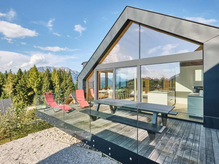 Chalet für 10 Personen, mit Terrasse und Sauna