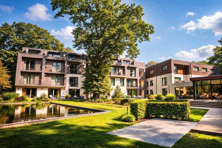 Hôtel pour 4 personnes, avec Balcon et Terrasse ainsi que Jardin et Piscine à Jurbise