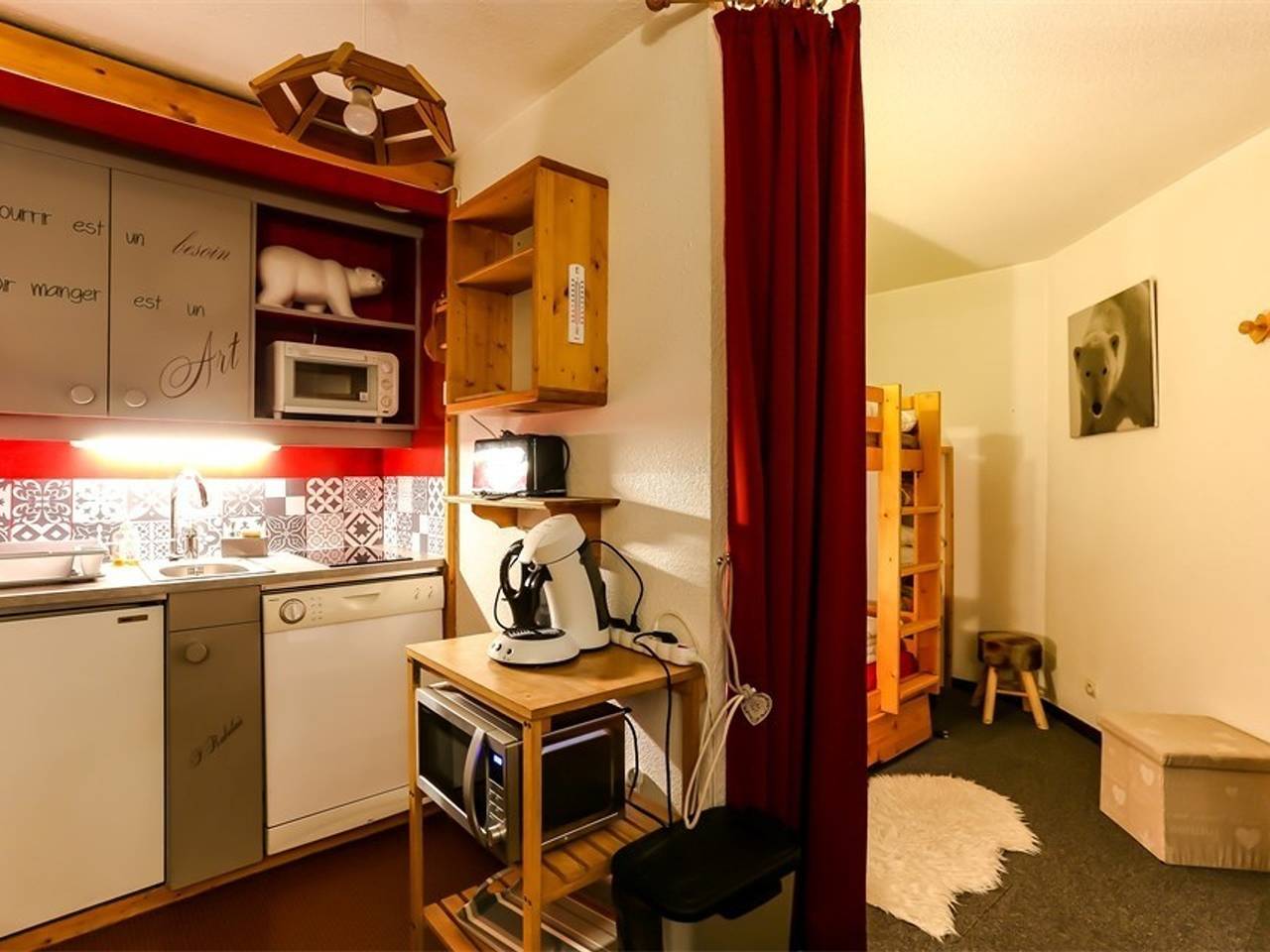 Ganze Wohnung, Komfortable Wohnung in Val Thorens, 4 Personen in Val Thorens, Les Trois Vallées