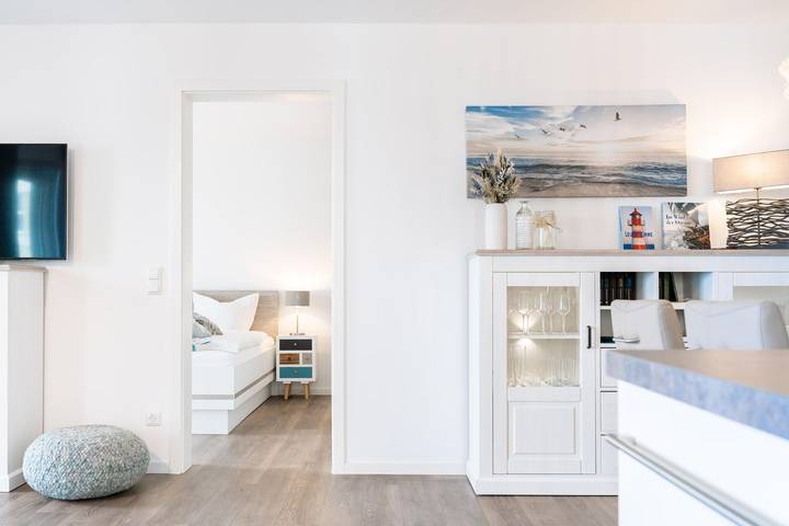 Ferienwohnung für 4 Personen, mit Balkon und Sauna sowie Ausblick in Schillig - 4