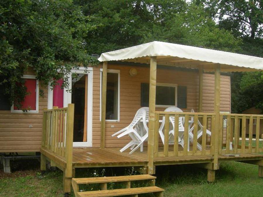 Camping du Pont De Vicq en Perigord - Mobilhome 5 personnes - Mobil-home 1 à 5 personnes in Le Buisson-de-Cadouin, Périgord Pourpre