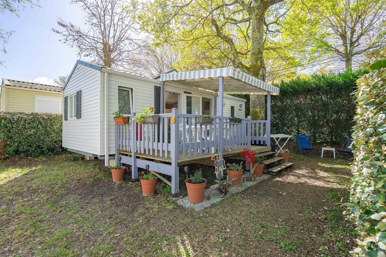 Mobil-home « À 5 mn de la plage » avec piscine partagée et terrasse privée in Saint-Augustin, Côte de Beauté