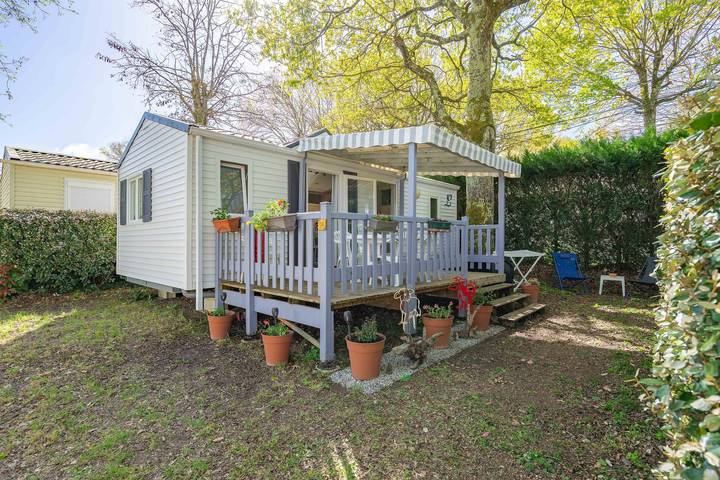 Mobil-home « A 5 min de la playa » con piscina compartida y terraza privada in Saint-Augustin, Côte de Beauté