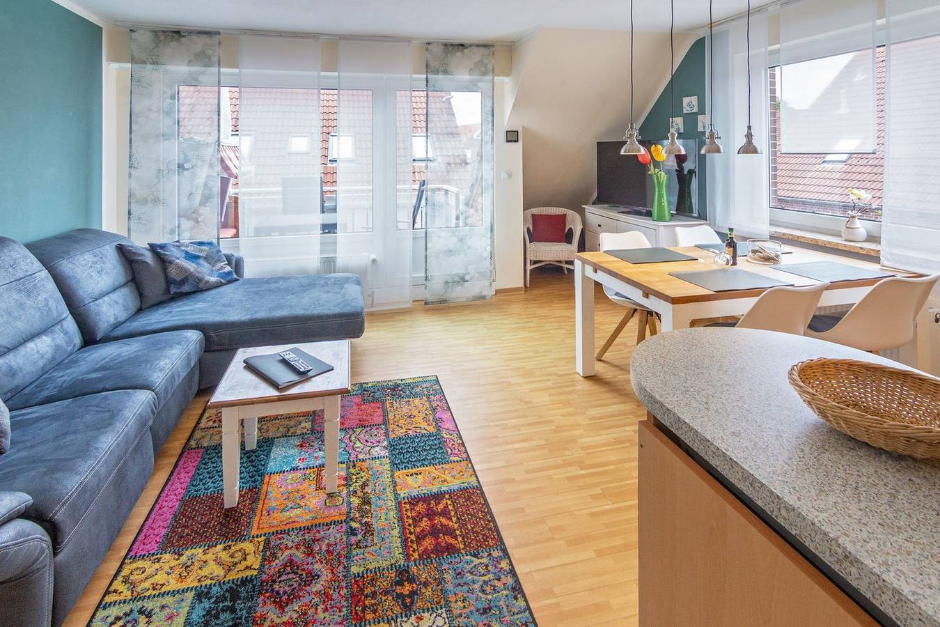 Ganze Wohnung, Ferienwohnung ruhig und strandnah für bis zu 4 Personen 64 m² in Strand Norddeich, Norddeich