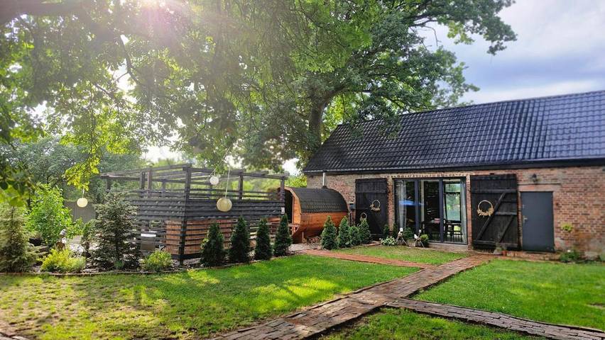 Ferienhaus für 8 Personen, mit Garten und Sauna sowie Ausblick, mit Haustier - 1