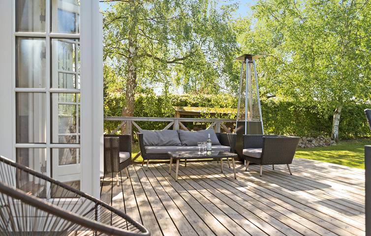 Ferienhaus für 4 Personen mit Terrasse in Hornbæk, Kattegat Küste