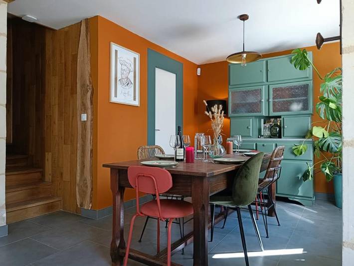 Location de vacances pour 7 personnes, avec vue et jardin, animaux acceptés à Rigny-Ussé - 4