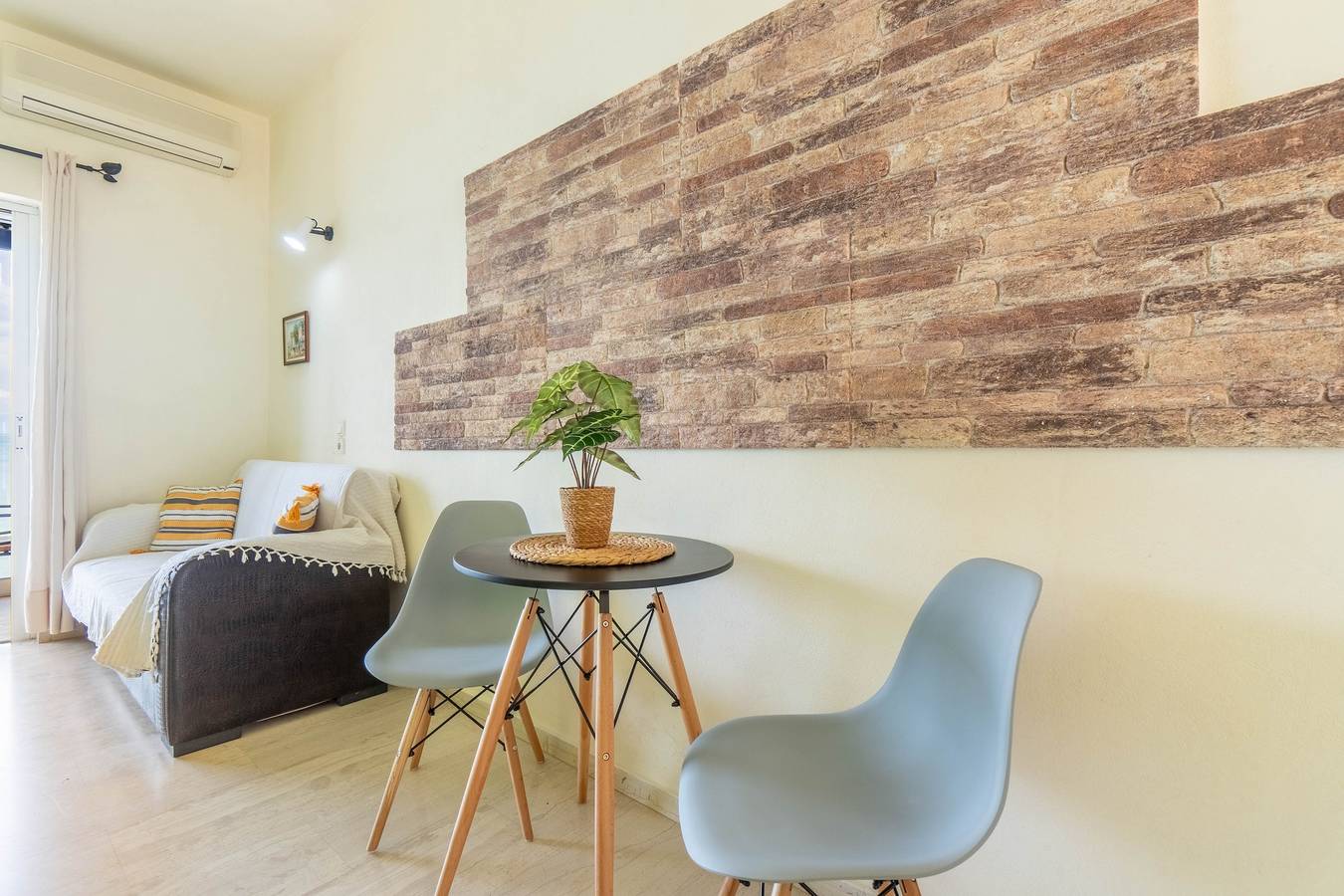 Monolocale intero, Monolocale 'Nikos Seaside 4' con vista mare, Wi-Fi e aria condizionata in Psaras, Corfù