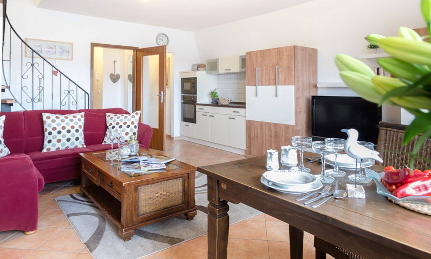 Ganze Wohnung, Haus Ornum: Großzügige 2 Zimmer-Maisonettewhg. für 2-4 Personen mit Schwimmbad in Westerland, Sylt (Gemeinde)