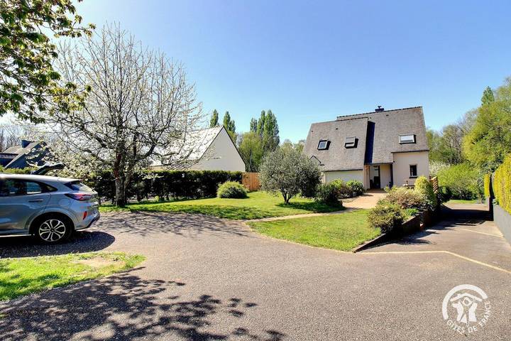 Maison de vacances pour 6 personnes, avec piscine ainsi que jardin et terrasse à Kervignac