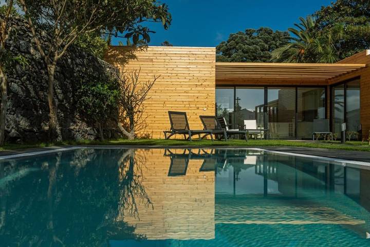 Villa pour 5 personnes, avec piscine et bassin pour enfant ainsi que vue et jardin dans São Miguel - 3