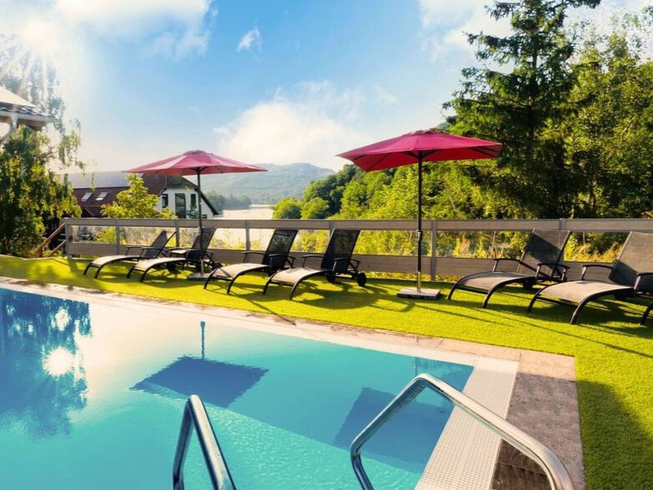 Göbels Seehotel - Galerie-Doppelzimmer Landseite in Diemelsee, die Mittelgebirge