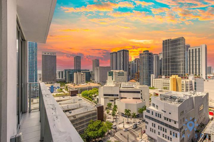 Vakantieappartement voor 6 personen, met balkon en zwembad, kindvriendelijk in Miami