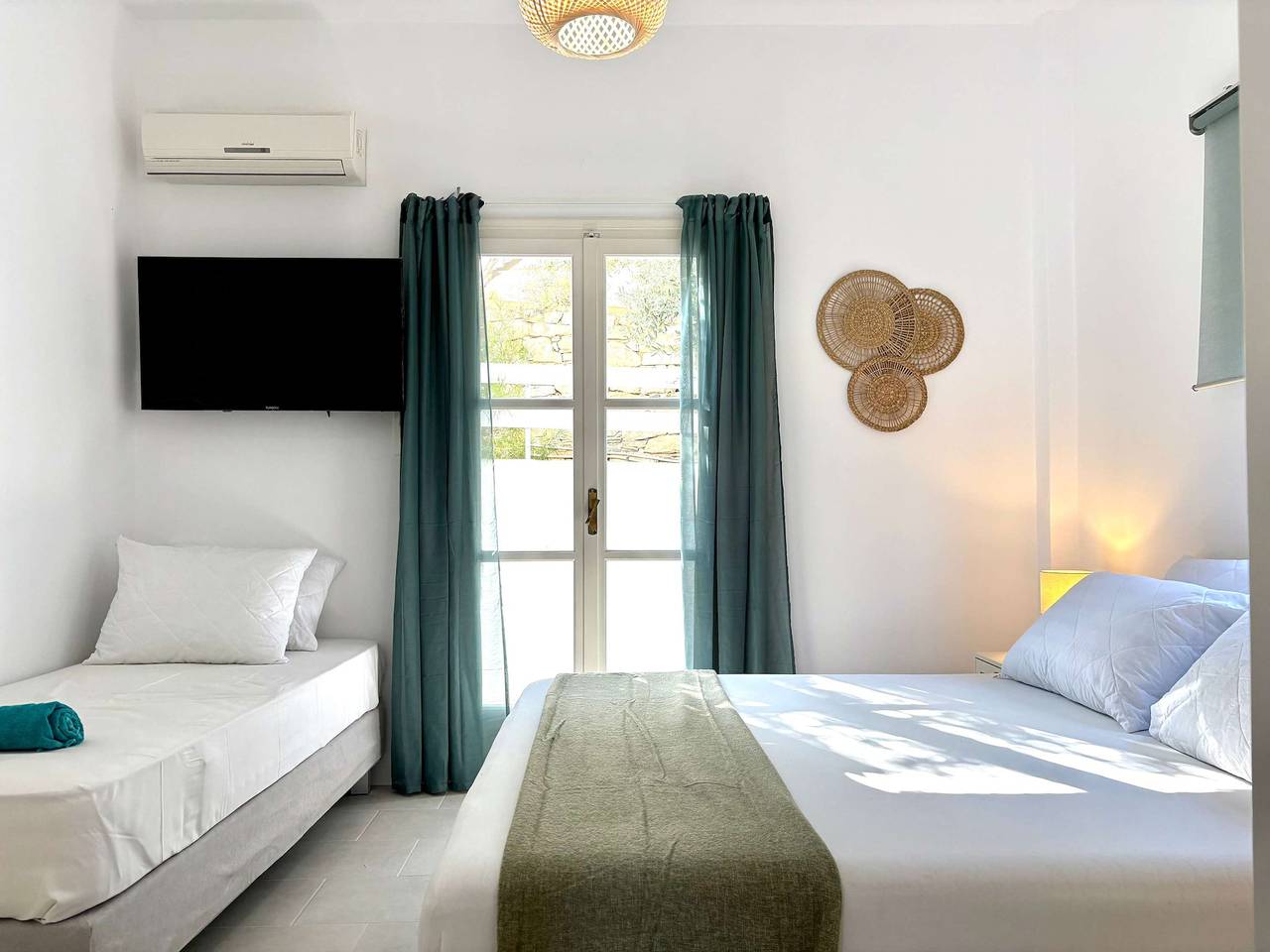 Appartement entier, Appartement de vacances pour 3 personnes avec jardin in Paros