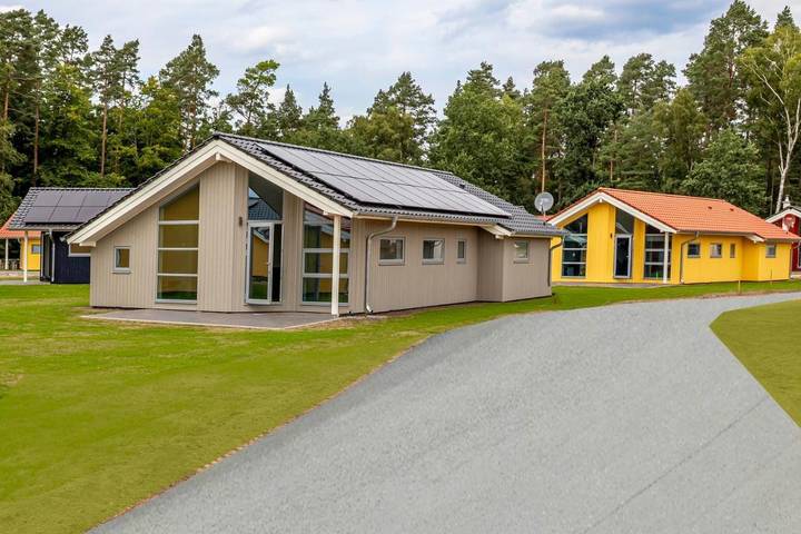 Ferienpark für 4 Personen, mit Ausblick und Terrasse sowie Garten und Sauna in der Lüneburger Heide