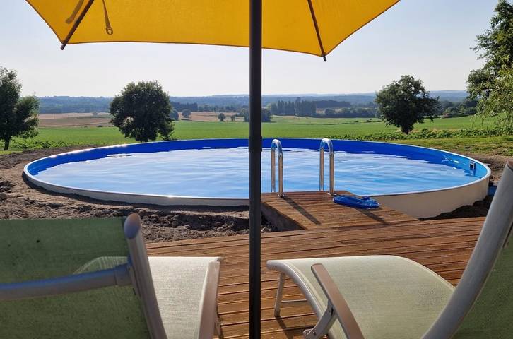 Location de vacances pour 4 personnes, avec Jacuzzi et Jardin dans Douzains, Région de Villeneuve-sur-Lot