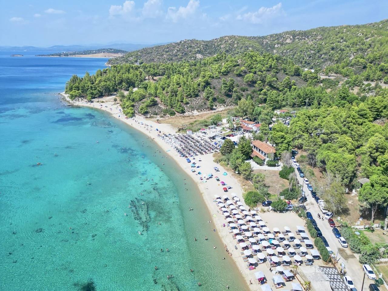 Geräumige Maisonette am „eu Blue Beach“ von Kalogria in Sithonia in Griechenland in Sithonia Halbinsel