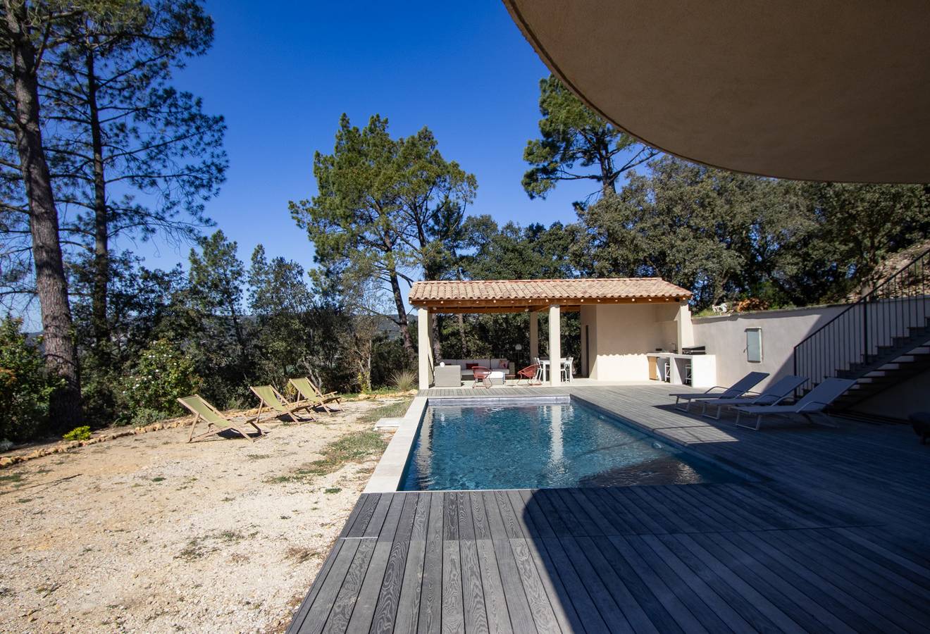 Villa avec piscine et vue – Drôme provençale in Saint-Restitut, Nyons und Umgebung