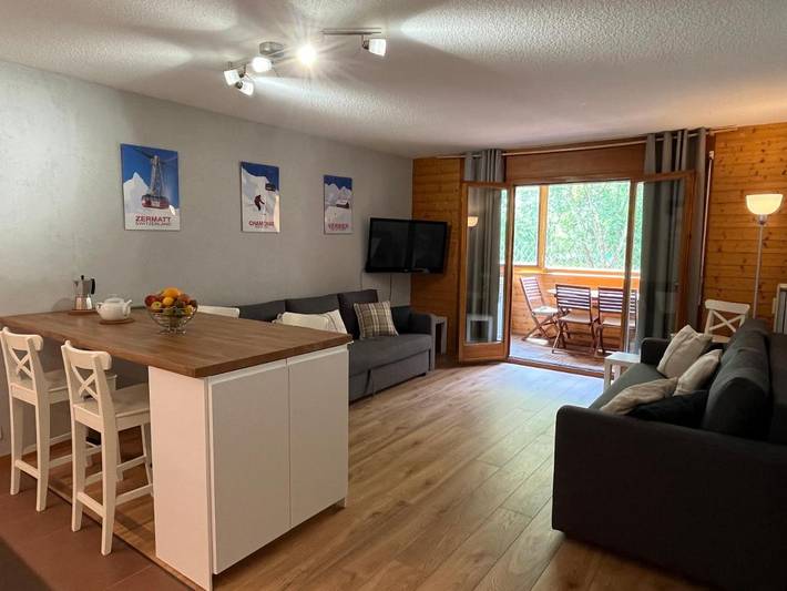 Gîte pour 6 personnes, avec vue et balcon à Vionnaz - 4