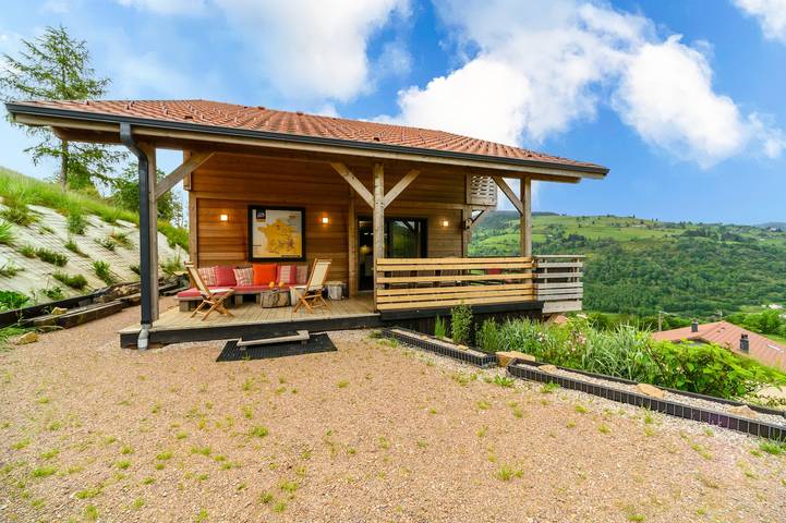 Ferienhaus für 8 Personen, mit Balkon und Garten sowie Sauna in La Bresse