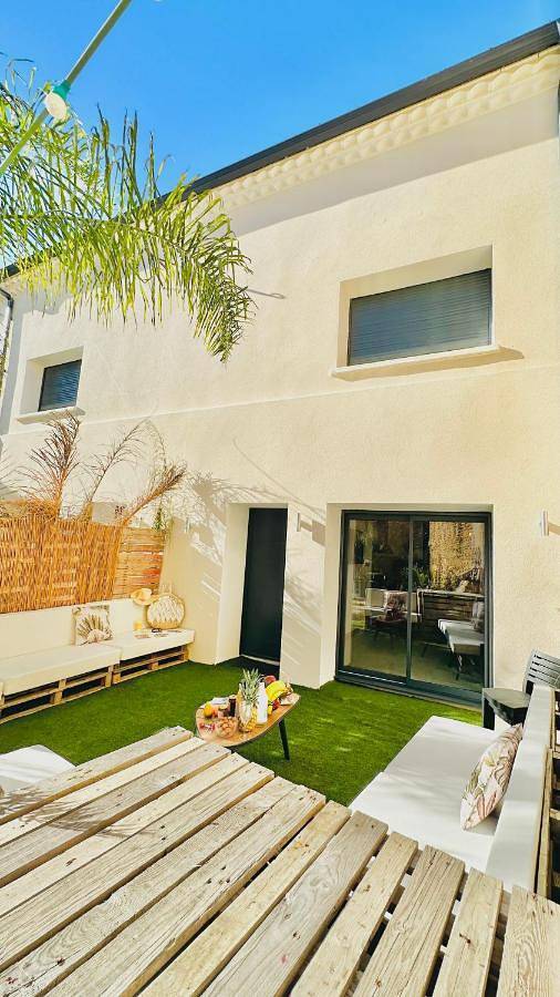 Appartement de vacances pour 7 personnes, avec Terrasse et Jardin