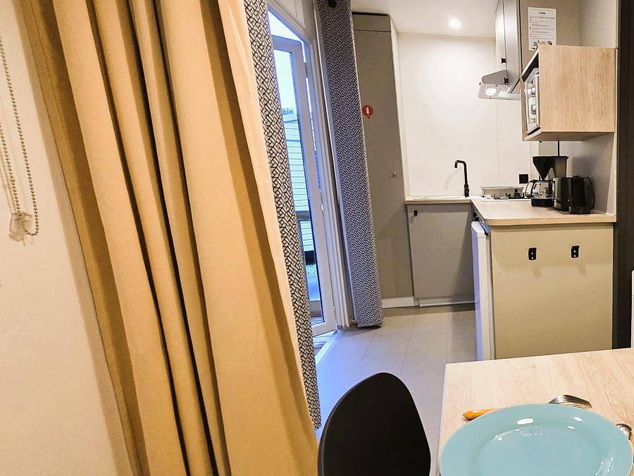 Camping La Frétille - Mobilhome 3 personnes - Mobil-home Cahita 2/3 pers in Longeville-sur-Mer, Vendée
