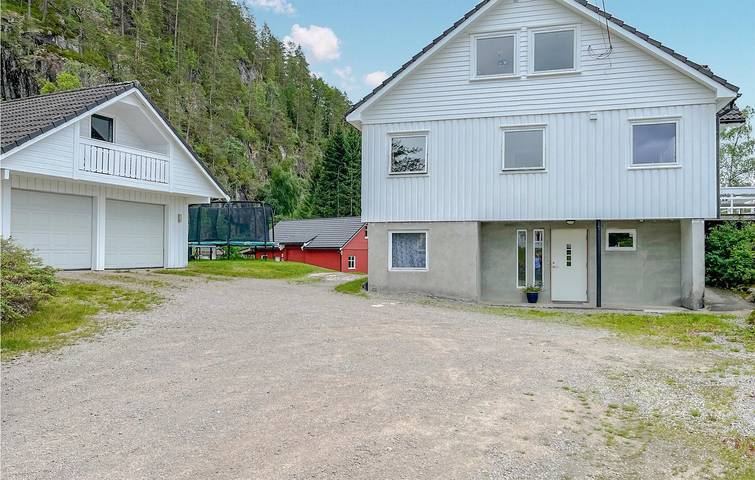Ferienhaus für 8 Personen mit Ausblick in Audnedal