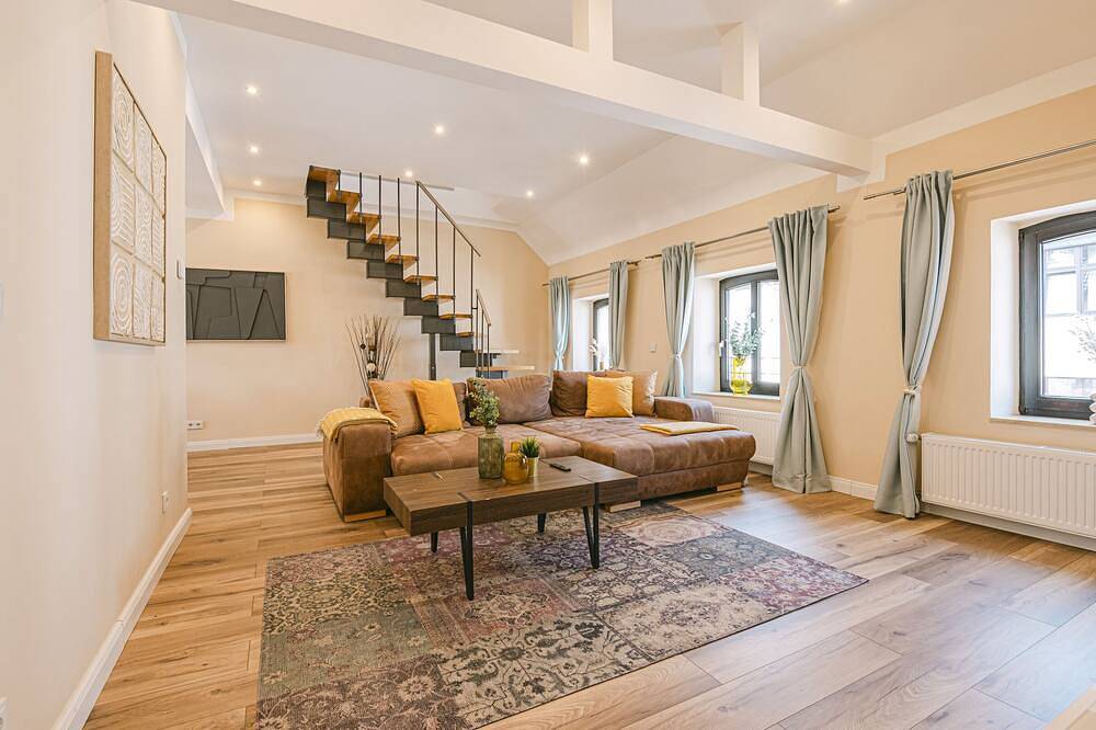 Ganze Wohnung, Stylisches Loft mit 2 Bädern & Ac in Linksruhr, Mülheim an der Ruhr