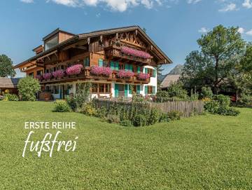 Ferienwohnung für 4 Personen, mit Ausblick und Garten sowie Seeblick und Sauna in Grän