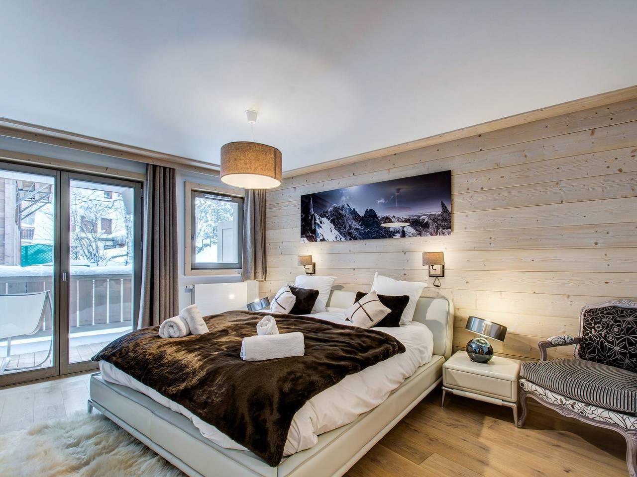 Apartamento entero, Apartamento espacioso con sauna, aparcamiento y Wifi en Courchevel in Saint-Bon-Tarentaise, Les Trois Vallées