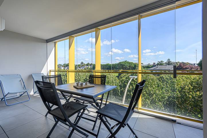 Gîte pour 4 personnes, avec balcon et vue, animaux acceptés à Vannes - 2