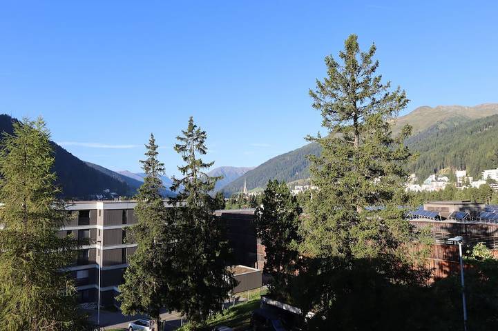 Ferienwohnung für 3 Personen, mit Balkon in Davos