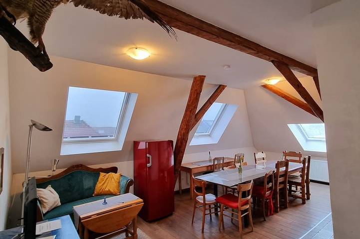 Ferienwohnung für 9 Personen, mit Garten