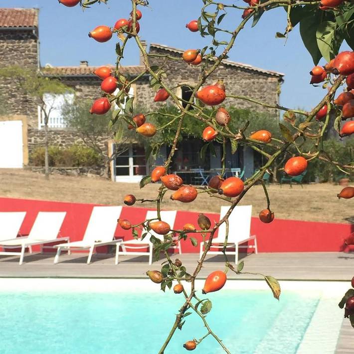 Location de vacances pour 11 personnes, avec piscine ainsi que terrasse et jardin à Saint-Lager-Bressac - 2