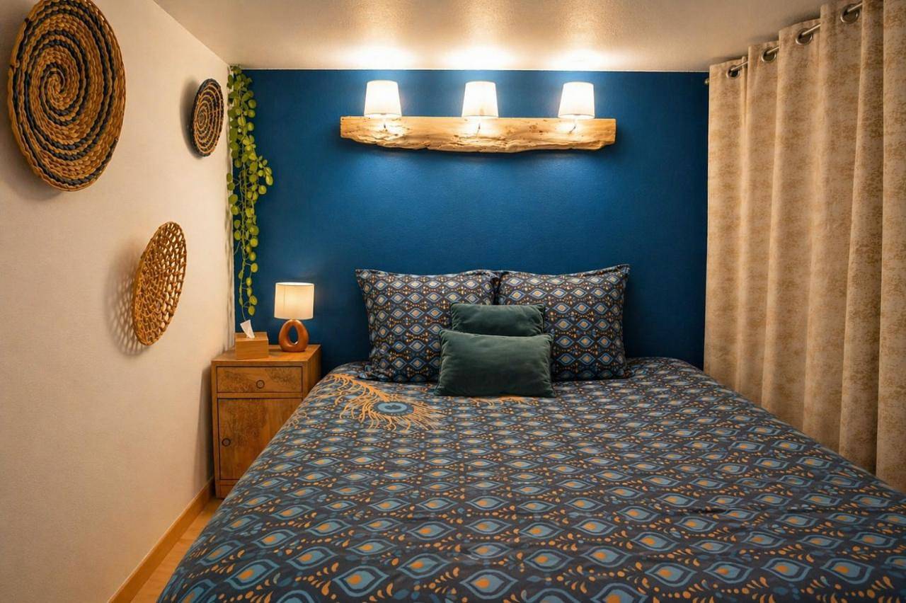 Appartement entier, Blue Lagoon - Duplex cosy - Disneyland Paris 10 min - Parking privé - Rer A 5 min à pied in Bussy-Saint-Georges, Seine-et-Marne