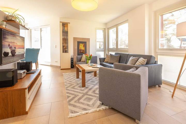Ferienwohnung für 6 Personen, mit Balkon und Sauna in Baabe - 2