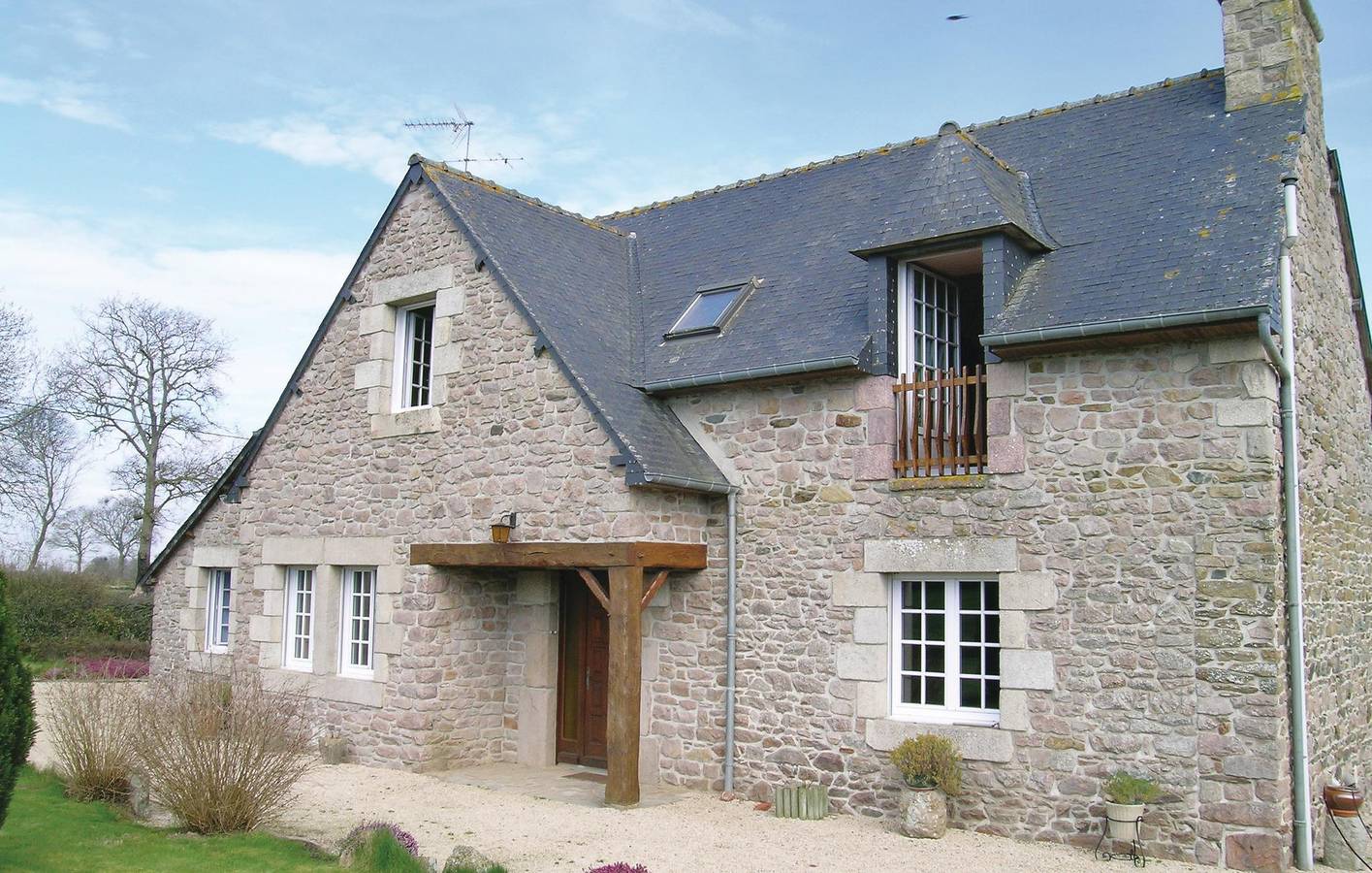 Dom dla 6 osób z ogród in Quemper-Guézennec, Guingamp region