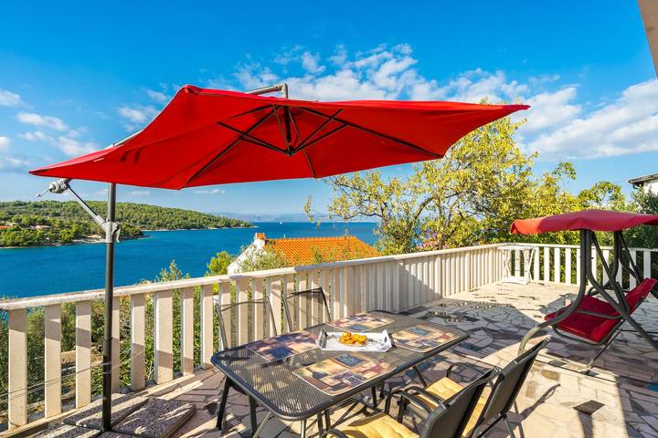 Ferienwohnung für 4 Personen, mit Balkon/Terrasse