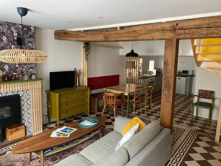 Maison de vacances pour 5 personnes, avec jardin