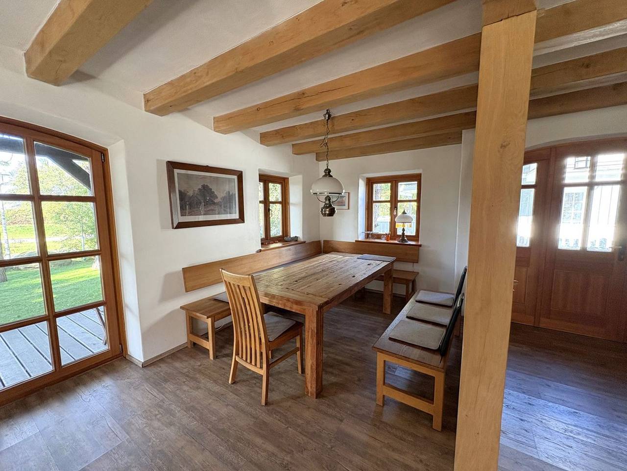 Stenhuus Wiek – charmant & erholsam wohnen - Ferienwohnung Stenhuus: 82 m² Urlaubsgenuss mit Garten, Sauna und Kamin in Wiek, Rügen