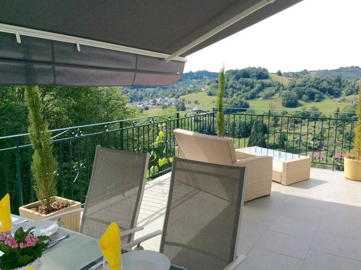 Maison d’hôte pour 2 personnes, avec vue et balcon