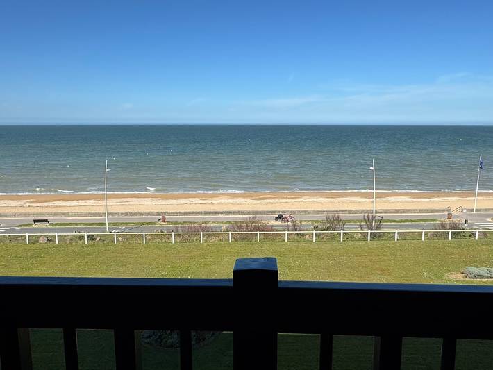 Estúdio inteiro, Estudio frente al mar con balcón y vista impresionante, acceso directo a la playa in Cabourg, Caen (Região)