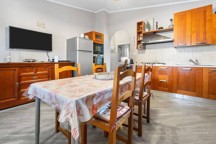 Villa di vacanza "Oasi dei Fenicotteri" con Wi-Fi, A/C, giardino e terrazza in Porto Pino, Sant'Anna Arresi