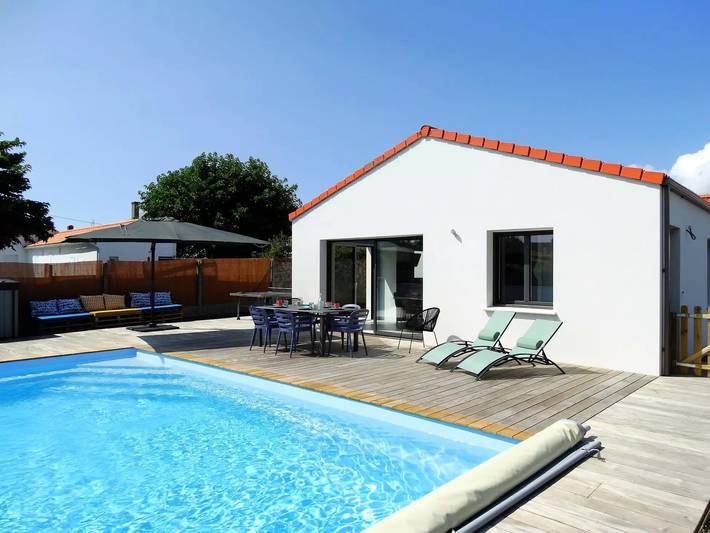 Villa pour 6 personnes, avec jardin à Saint-Hilaire-de-Riez