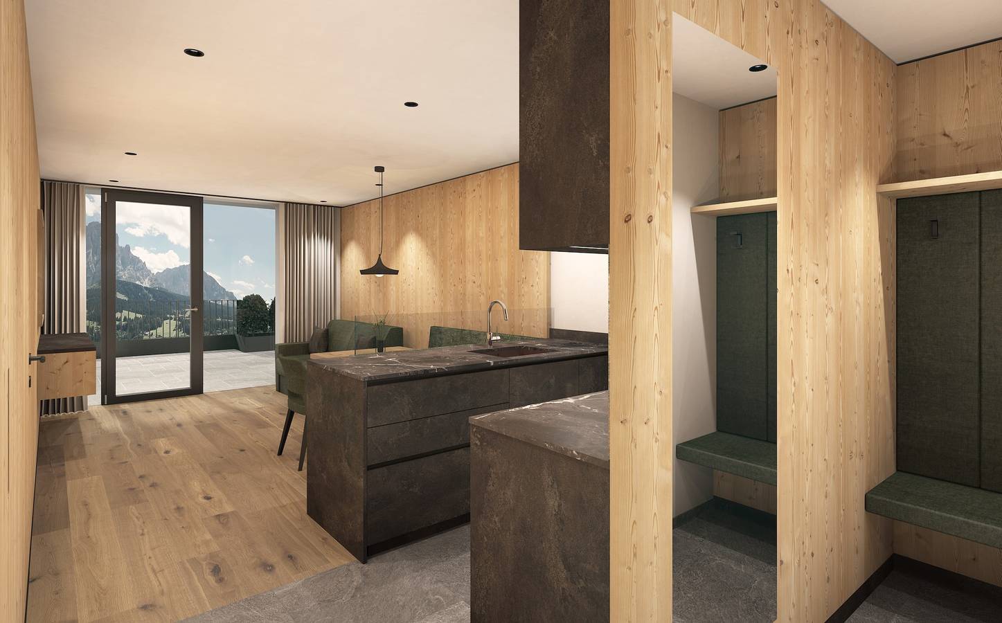 Appartement entier, Les vacances à la ferme à leur apogée. Appartement avec une chambre et une salle de bains. in Plesdinaz, Santa Cristina Valgardena
