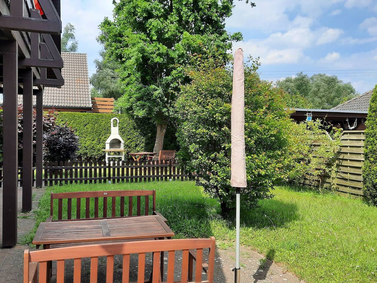 Ganze Ferienwohnung, Ferienhaus Wilhelmine Ferienwohnungen mit Garten & Grill - Fewo Eg in Mölschow, Usedomer Norden