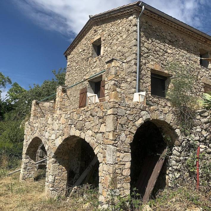 Maison de vacances pour 2 personnes, avec Terrasse ainsi que Jardin et Vue