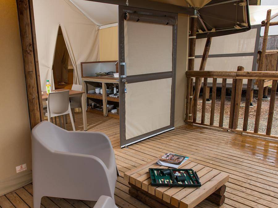 Camping Les Oursinières - Zelt 4 personen - Lodge 2/4 Pers. in Le Pradet, Parc national Port-Cros